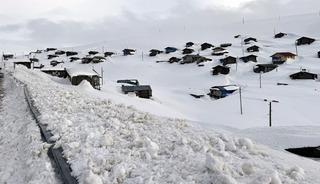 Ardahan ile Artvin arasındaki yaylalar beyaza b&uuml;r&uuml;nd&uuml;
