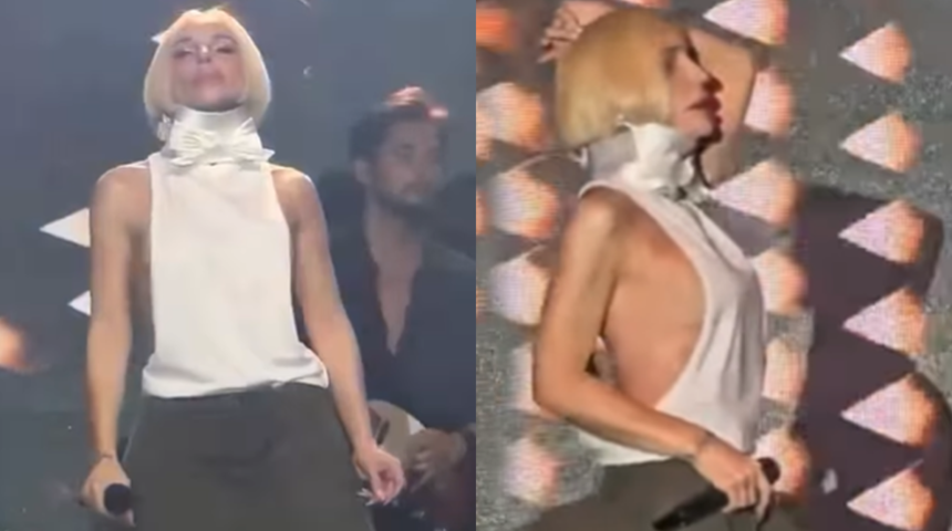 G&uuml;lşen'in bayram sahnesindeki tarzı ağızları a&ccedil;ık bıraktı! "Sa&ccedil;malamışsın"