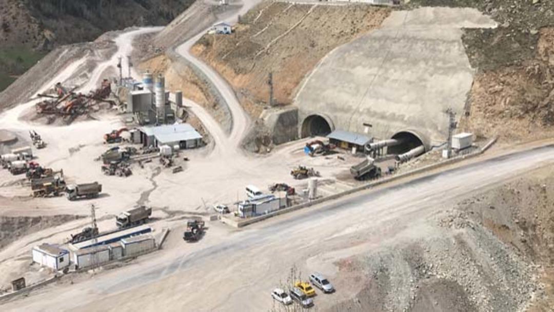 Eğribel T&uuml;neli'nde kazı &ccedil;alışmaları sona eriyor