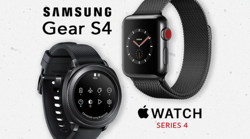 Gear S4 vs Apple Watch 4 