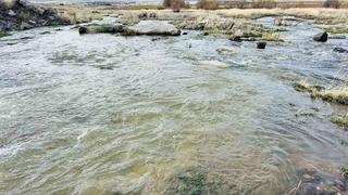 Kayseri’nin bir ilçesinde baharın habercisi derede suları akmaya başladı