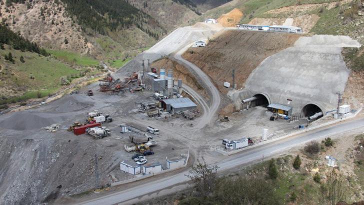 Eğribel Tüneli'nde kazı çalışmaları sona eriyor G3