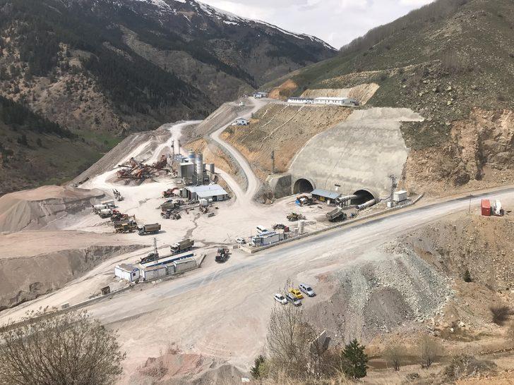 Eğribel Tüneli'nde kazı çalışmaları sona eriyor G4