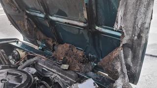 Alanya'da seyir halindeki otomobil alev aldı