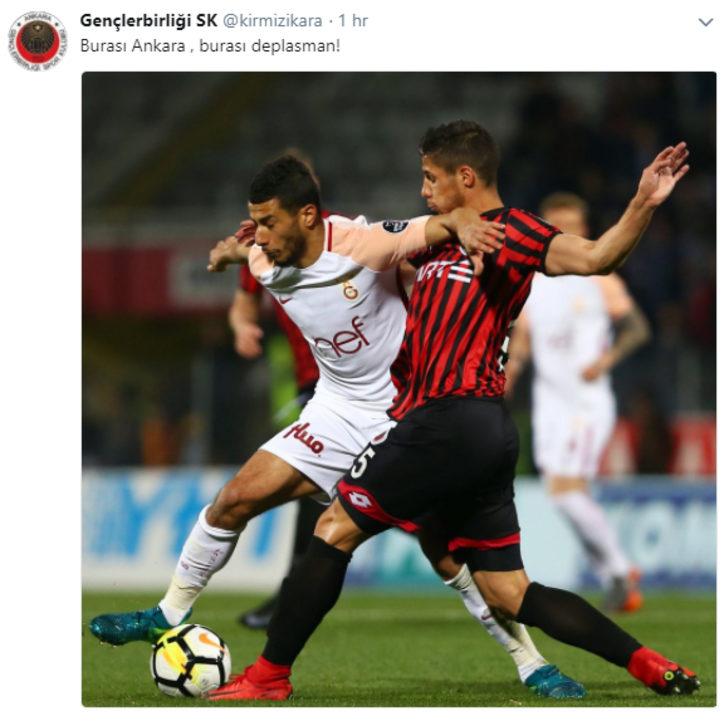  Gençlerbirliği'nden Fatih Terim'e gönderme! G4