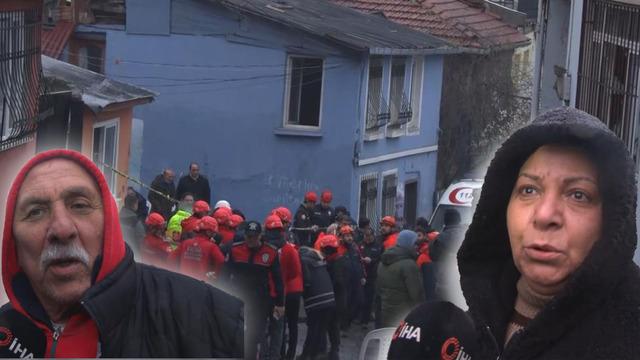 Fatih’te iki binanın çöktüğü mahallenin sakinleri konuştu: Patlamayı duyduk, bomba zannettim