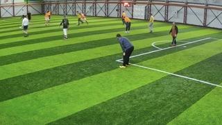 Halı saha maçında kalbine yenik düştü: O anlar kamerada