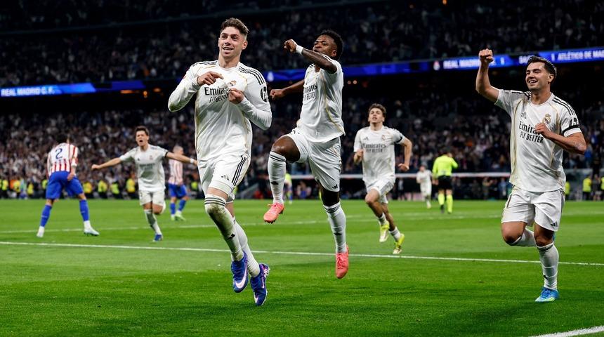 İspanyol derbisinde Real Madrid g&uuml;ld&uuml;! &Ccedil;ılgın ma&ccedil;ta 5 gol 1 kırmızı kart