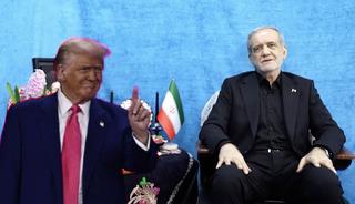 Trump'ın 'harita' &ccedil;ıkışına İran'dan yanıt: Sahada perişan edici şekilde cevap vereceğiz