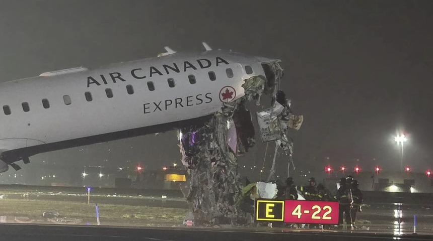 U&ccedil;ak pistte itfaiye aracına &ccedil;arptı! Yaralılar var