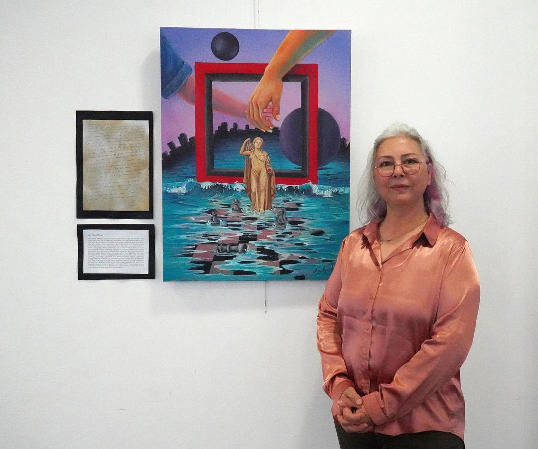 18 kadın, 18 hikaye: Konukevinden gelen mektuplar tuvale yansıdı 3