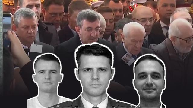 Özel, Bahçeli'ye aracına kadar eşlik etti! Cenaze töreninde dikkat çeken anlar