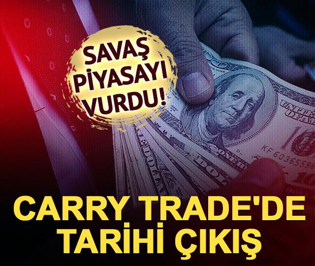 Savaş piyasayı vurdu! Carry trade'de tarihi çıkış