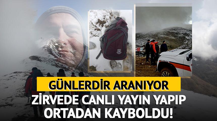 Zirvede canlı yayın yapıp ortadan kayboldu! 