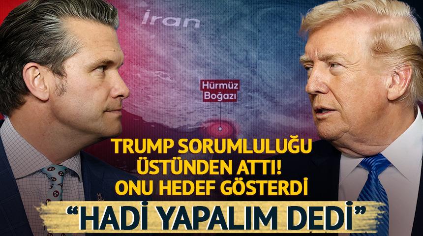 Trump sorumluluğu &uuml;st&uuml;nden attı! Savaştan o ismi hedef g&ouml;sterdi