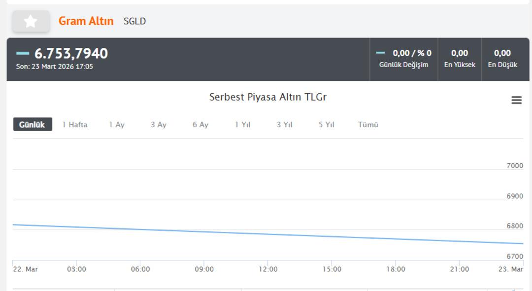 Altın &ouml;nce &ccedil;&ouml;kt&uuml; sonra kendine geldi ama dip neresi? D&uuml;nya Altın Konseyi rakam verdi (24 Mart gram altın, &ccedil;eyrek altın fiyatı) 4