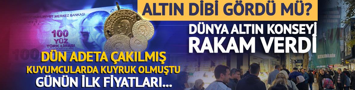 Altında dip g&ouml;r&uuml;ld&uuml; m&uuml;? D&uuml;nya Altın Konseyi rakam verdi