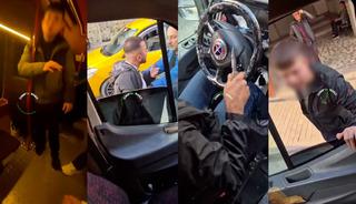 Gen&ccedil; kadını taciz edip, şof&ouml;re bı&ccedil;ak &ccedil;ekti! Minib&uuml;se tekrar binince...