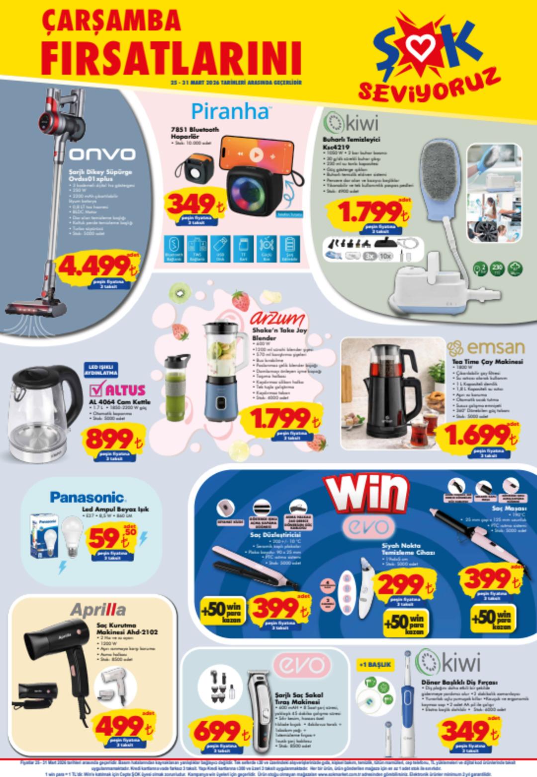 ŞOK a Armani kol saati geliyor! 25 Mart 2026 ŞOK aktüel katalog yayınlandı! 3