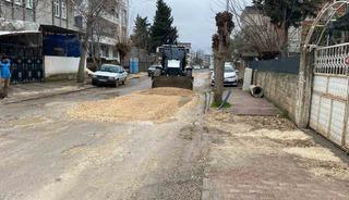 Adıyaman&rsquo;da bozulan yollara m&uuml;dahale