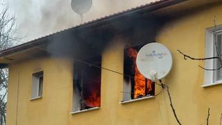 Bartın’da afet konutlarında çıkan yangın paniğe neden oldu