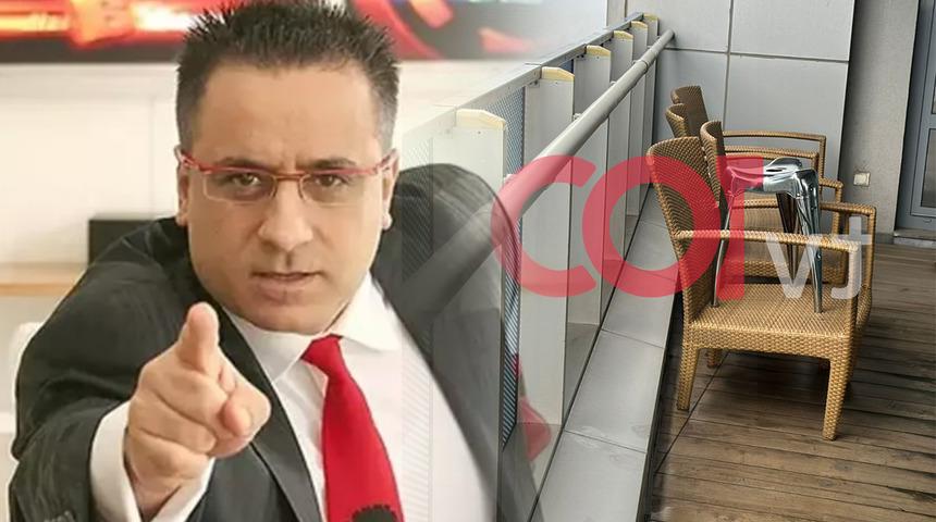 Erol K&ouml;se'nin balkonunda &ccedil;ekildi! Gizemi &ccedil;&ouml;zecek tabure b&ouml;yle g&ouml;r&uuml;nt&uuml;lendi