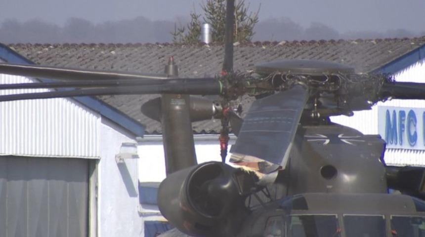 Almanya'da askeri helikopter kaza yaptı: 1 ölü