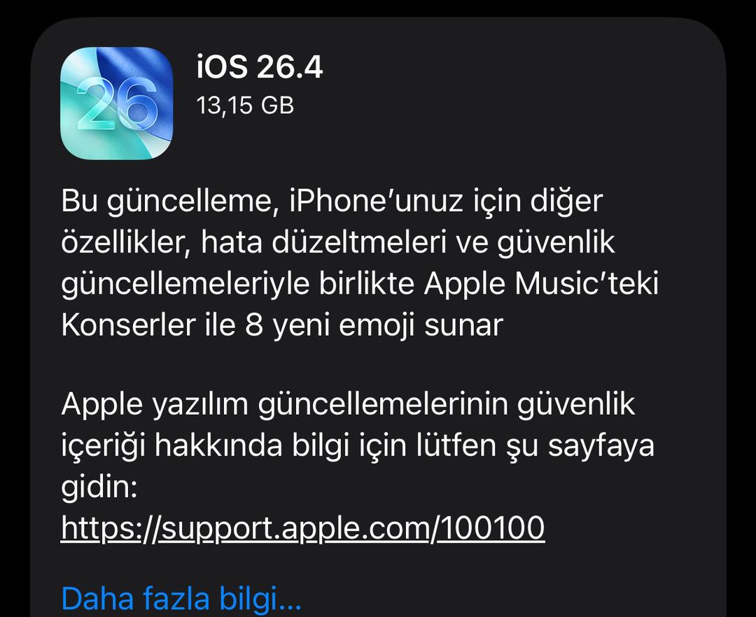 Apple dan yeni g&uuml;ncelleme: iOS 26.4 yayınlandı! İşte gelen yenilikler 1