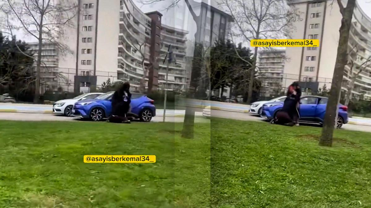 Yer: Pendik! 2 kadın sürücü saç saça baş başa kavg…