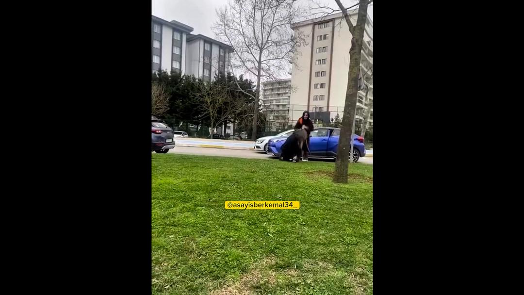 Yer: Pendik! 2 kadın s&uuml;r&uuml;c&uuml; sa&ccedil; sa&ccedil;a baş başa kavgaya tutuştu: "Ejderha kadınlar sizi..." 3