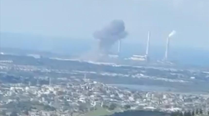 SON DAKİKA | İran vurdu! İsrail&rsquo;deki Rabin Elektrik Santrali &ccedil;evresinden dumanlar y&uuml;kseliyor