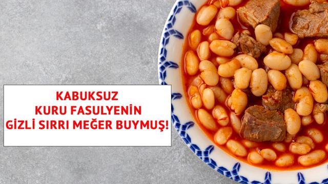 Yıllardır yanlış pişiriyoruz! Kuru fasulyede kabuk soyulmasını bitiren yöntem