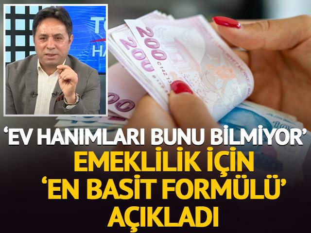  Emeklilik i&ccedil;in 'en basit form&uuml;l&uuml;' a&ccedil;ıkladı