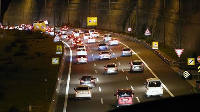 Bolu Dağı Tüneli'nden Ramazan Bayramı tatilinde 331 bin 321 araç geçti