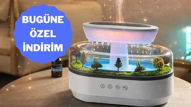 Stresli günlerin kurtarıcısı: Smayling hava nemlendirici difüzörde bugüne özel indirim var