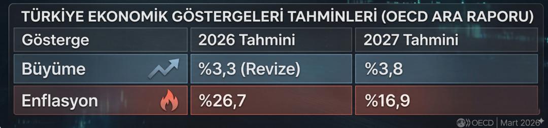 OECD&rsquo;den yeni T&uuml;rkiye raporu: Enflasyonda artış, b&uuml;y&uuml;mede d&uuml;ş&uuml;ş bekleniyor 2