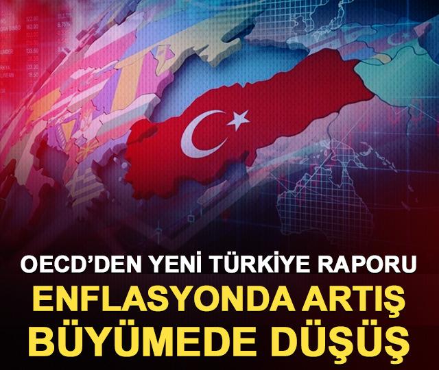 OECD’den yeni Türkiye raporu: Enflasyonda artış, büyümede düşüş bekleniyor