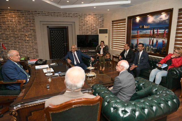 DSP Genel Başkanı Aksakal, Başkan Kocamaz’ı ziyaret etti