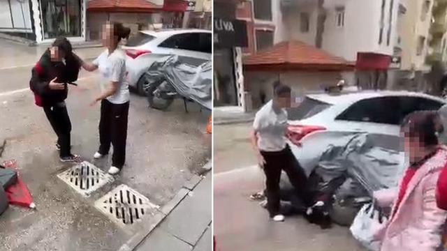 Akranını saçından tutup yere yatırdı, kafasına ayağıyla bastı: Seni bugün çok dövesim var