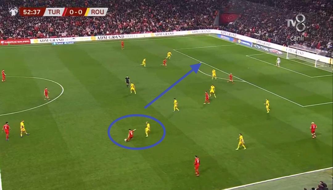 Millilerimizi Romanya karşısında &ouml;ne ge&ccedil;irdi! Ferdi Kadıoğlu bir ilki yaşadı 2