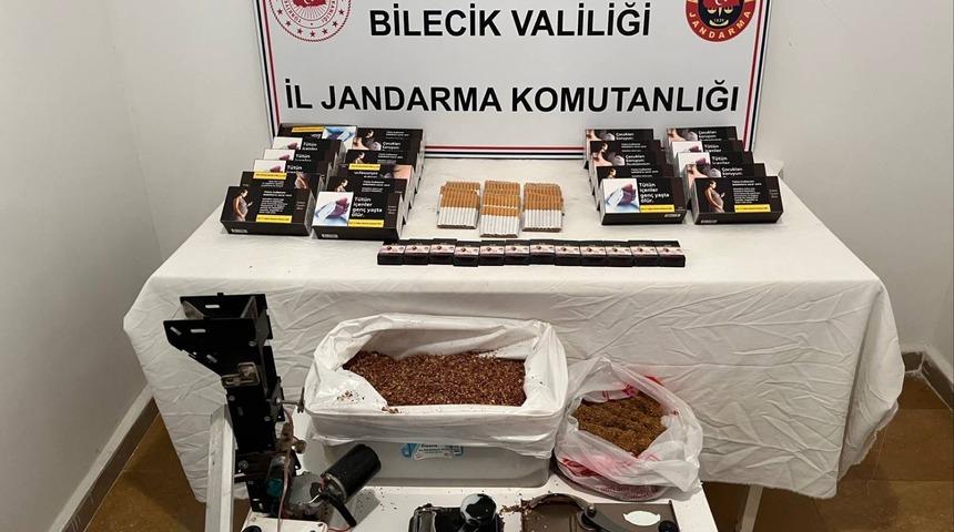 Bilecik'te ka&ccedil;ak sigara operasyonu