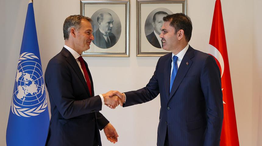 Bakan Kurum'dan ABD'de sıfır atık ve COP31 diplomasisi