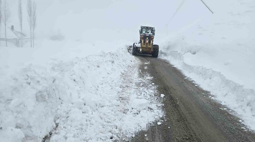 Hakkari&rsquo;de 61 yerleşim yerinin yolu kapandı