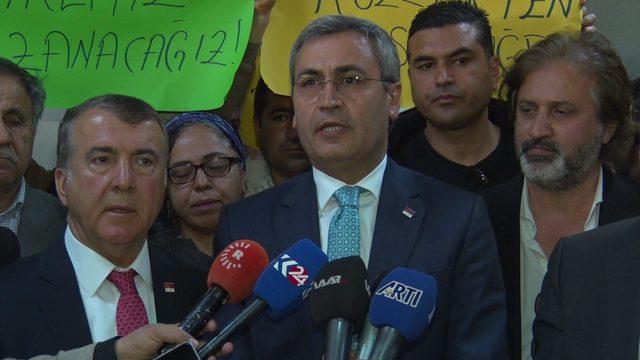 CHP'li vekillerden, Diyarbakır'da işten çıkarılan belediye işçilerini destek ziyareti