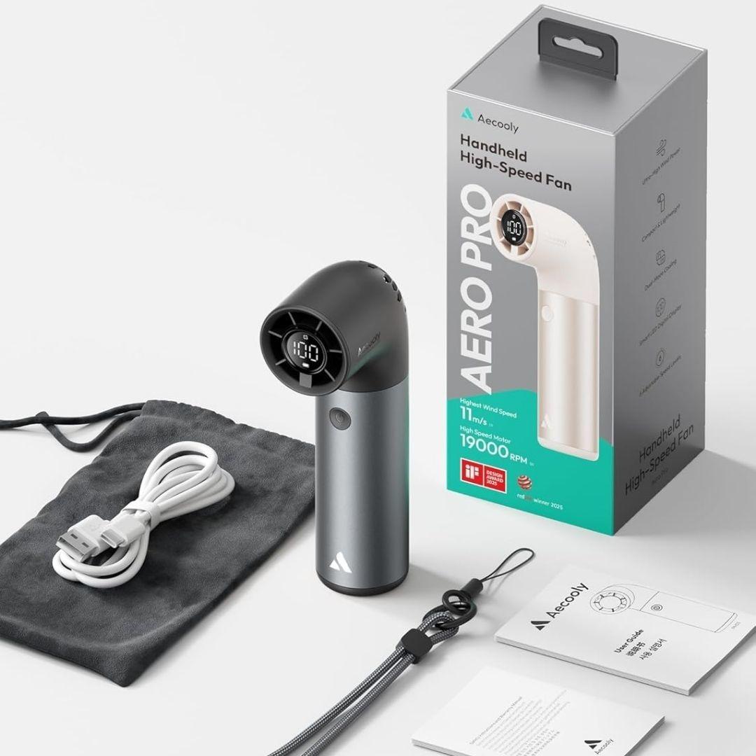 Şık tasarım ve yüksek performans: Aecooly mini fan kısa süreliğine indirimde 1