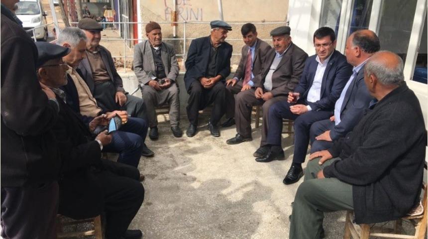 Kaymakam Gencer k&ouml;yl&uuml;lerle bir araya geldi