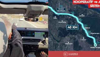 Trafikte bir ilk! Akıllı yol hizmete girdi, s&uuml;r&uuml;c&uuml;lere bildirim gidecek