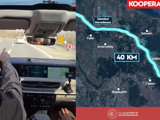 Trafikte bir ilk! 5G destekli akıllı yol hizmete girdi, s&uuml;r&uuml;c&uuml;lere bildirim gidecek