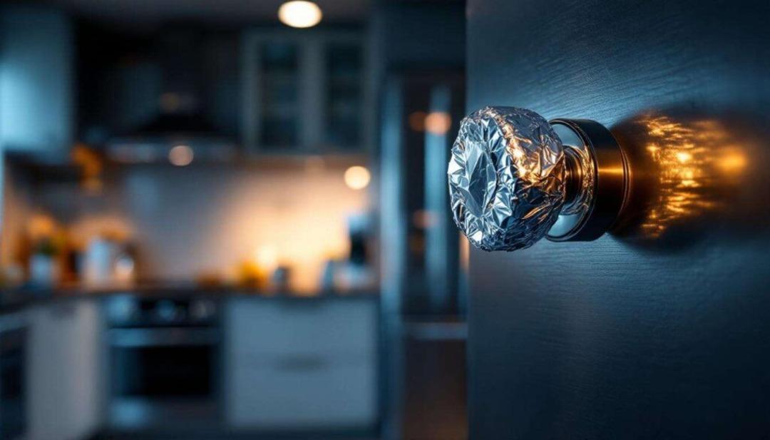 Evlerde yeni alışkanlık: Kapı kollarına folyo sarmanın nedeni ortaya &ccedil;ıktı! 1