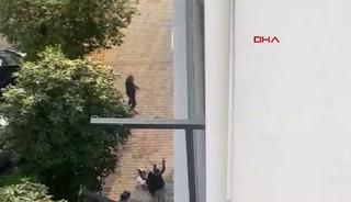 Eski eş dehşeti! &Ccedil;ocuklarının yanında bacaklarından vuruldu: "Kanını i&ccedil;sem doymam"